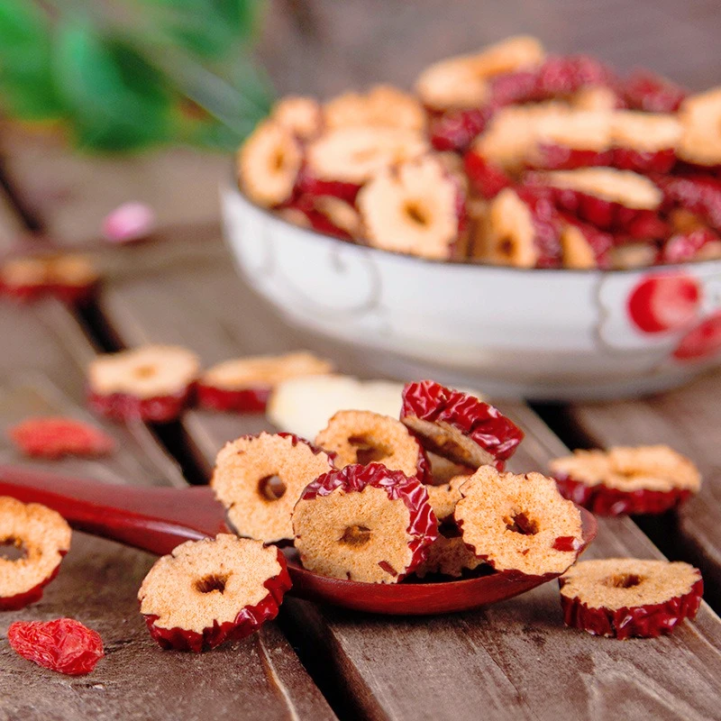 عالية الجودة الطبيعية المجففة الأحمر تاريخ الأحمر شرائح العناب للزينة الزفاف الصابون شمعة مزيج مواد زهرة مجففة صنع