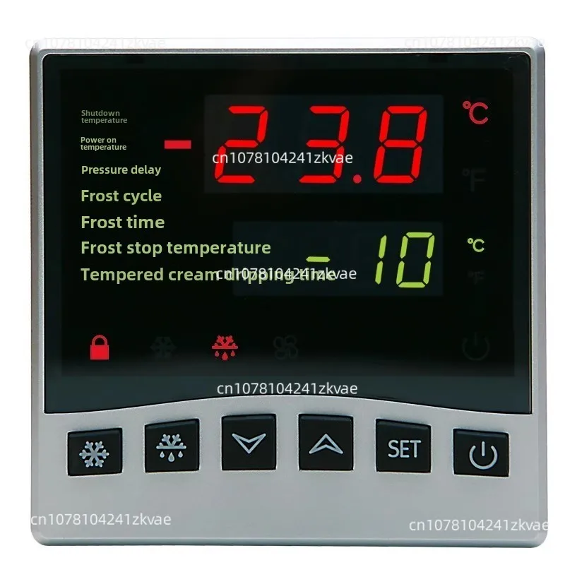 LTC-100 Microcomputer Temperature Controller Refrigeration Defrost Fan Big Panel LED Split