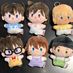 Detective Conan Caja ciego oficial de peluche - Serie Cloaked Cat | Adorable llavero de muñecas y regalo coleccionable para fanáticos del anime 8 Mejor detective de ventas Conan Keychain - №8
