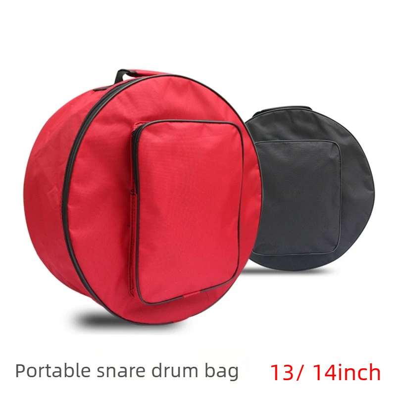 Snare Drum Bag 13/14 Inch Instrument Backpack Single Layer Cotton Instrument Bag Padded Water Resistant Storage Hand Carry Case