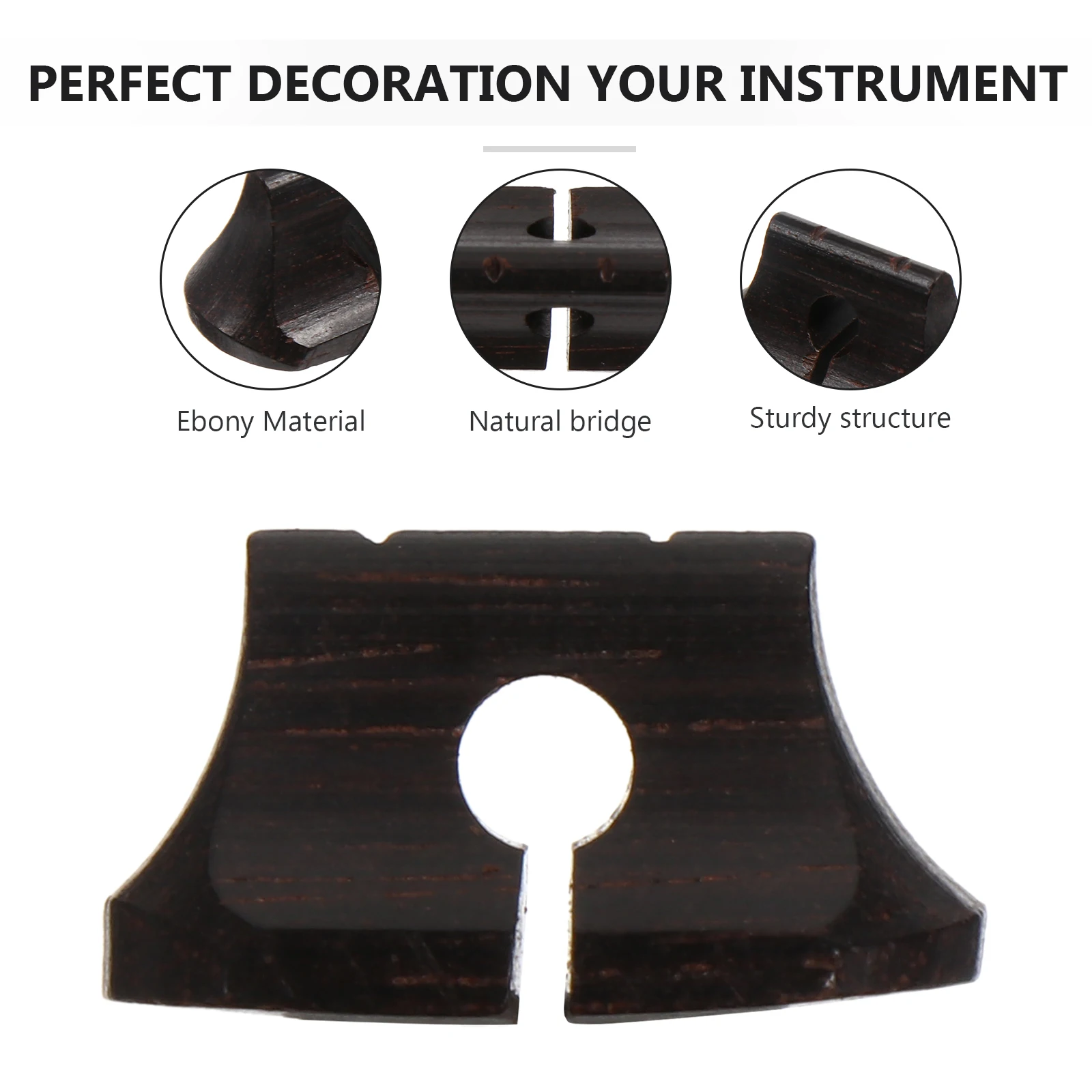 

5 Pcs Erhu Code Traditional Chinese Musical Instrument Accessories Bridge Piano
