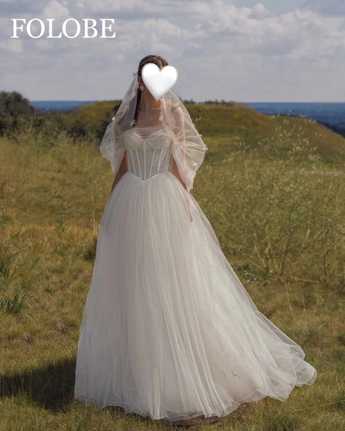 

New Arrival Wedding Dresses Luxury Bridal Gowns Off Shoulder Evening Dresses A-line Tulle Dress Sparkly Prom Dress Customized