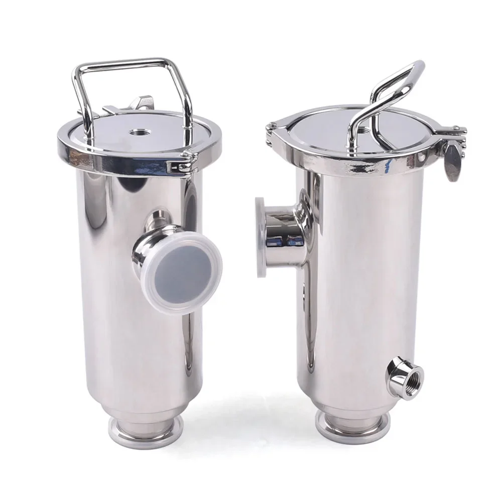 High temperature 316L stainless steel filter for food and beverage pasteurization system