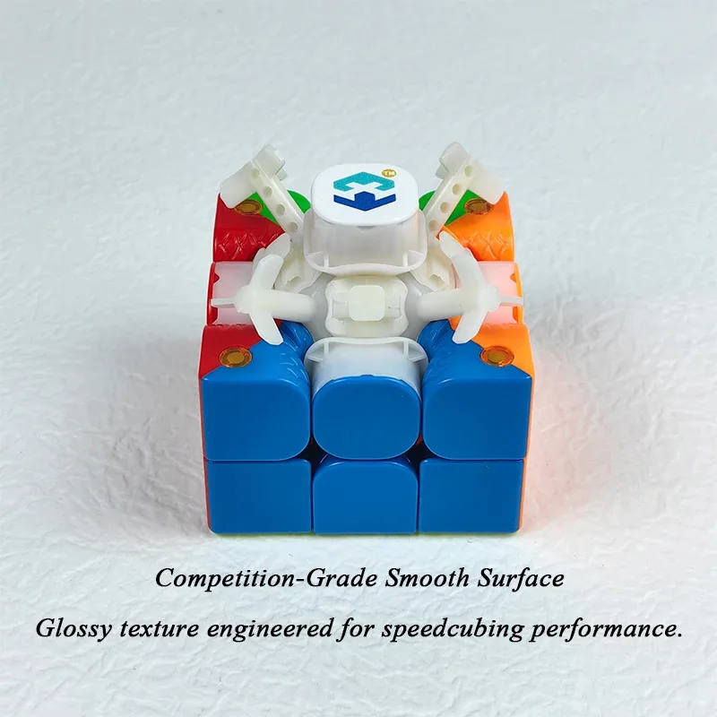 Triple Magnetic Fastest Speed Cube dla dorosłych Competition Old Version X3 Classic Screw Structure Natural ABS Magic Cube Puzzle