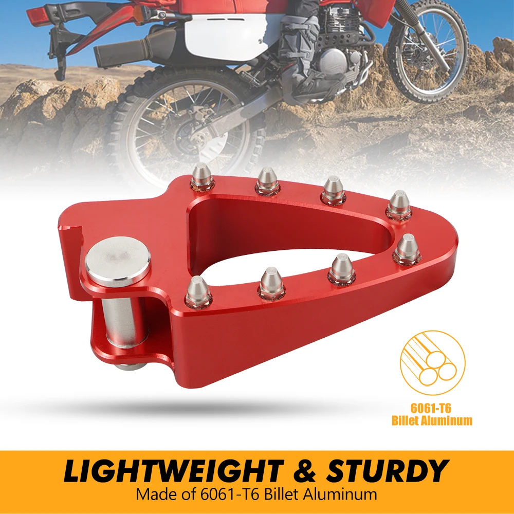 NiceCNC لهوندا XR650L XR 650 L 650L 1993-2024 2023 2022 2021 2020 الموسع الفرامل القدم دواسة StepTip لوحة دراجة نارية الألومنيوم