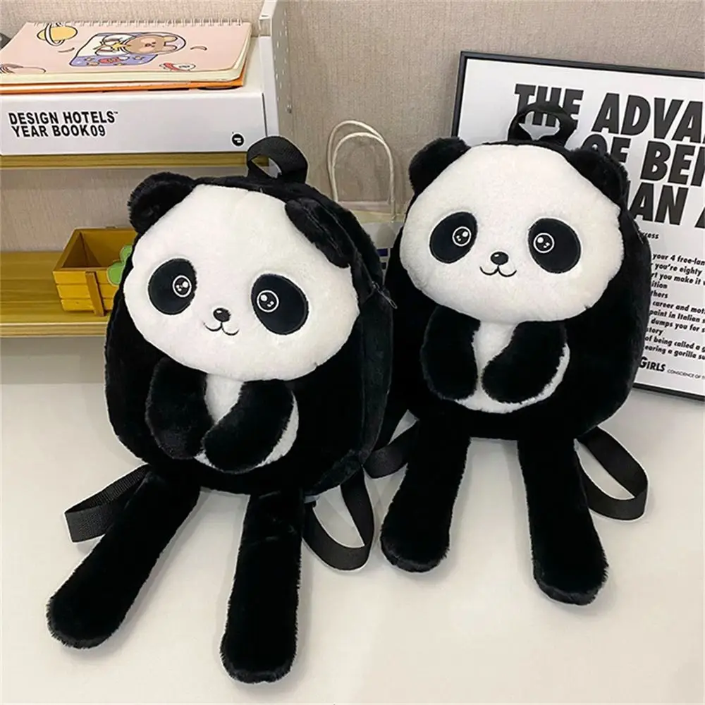 เด็กหญิงสัตว์ PANDA Plush ไหล่กระเป๋าน่ารักการ์ตูนเด็กอนุบาลโรงเรียนกระเป๋าเด็กก่อนวัยเรียนกระเป๋าเป้สะพายหลัง Plush เด็กวัยหัดเดิน