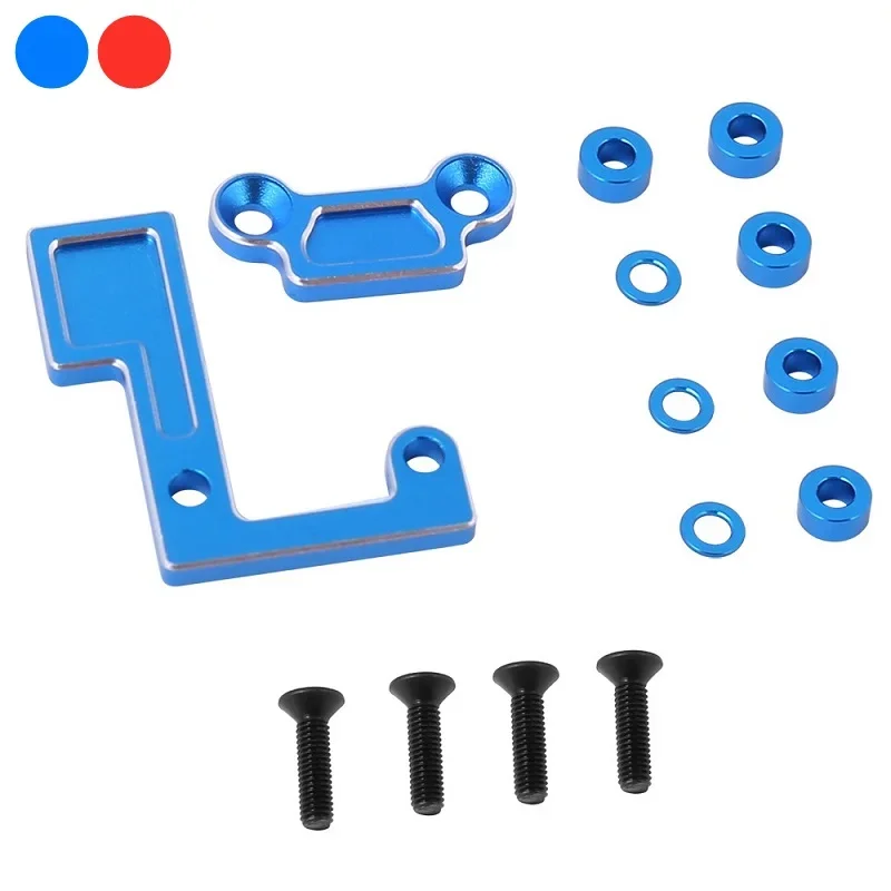 Set di supporti per cuscinetti dell\'albero principale in metallo supporto per ingranaggi TATT-074 per parti di aggiornamento per auto Tamiya TT02