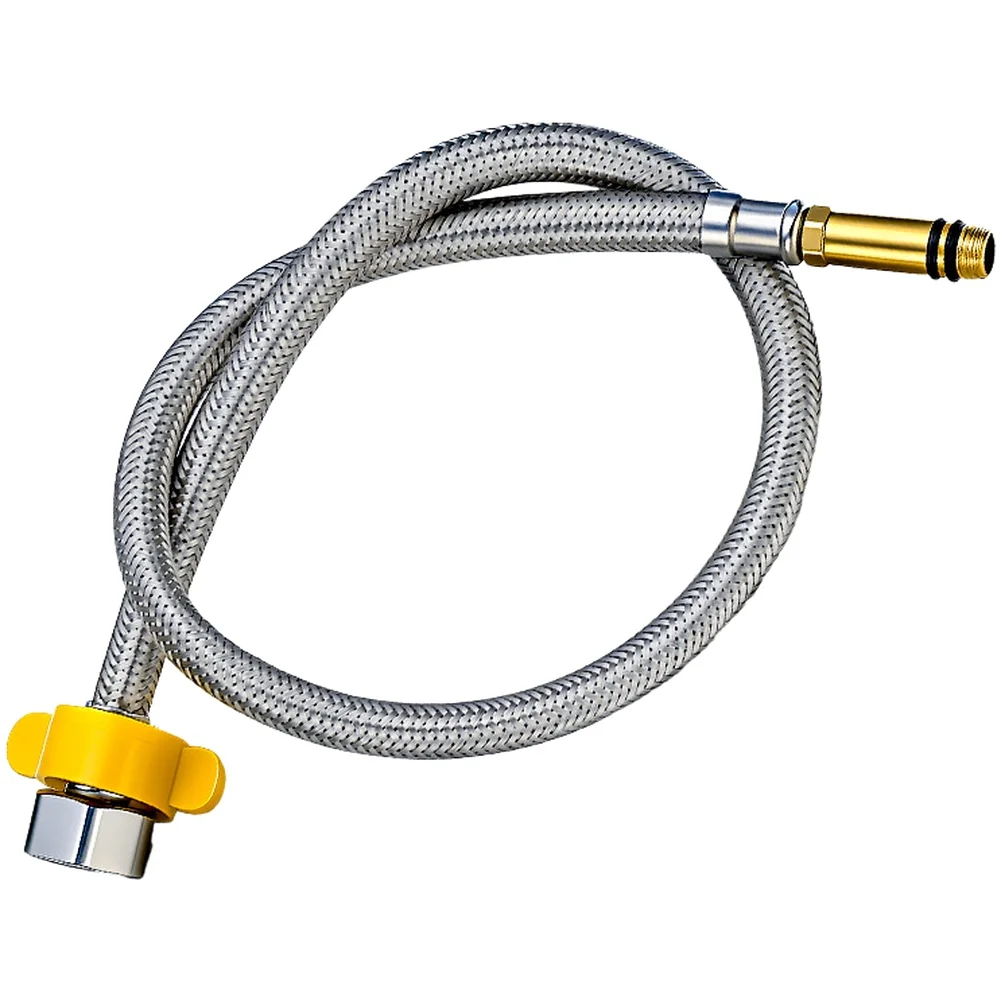 1PCS 1.5/2/2.5/3 M Stainless Steel Preparation Hose For 38 Internal Thread Compression Joint And An M10 External Thread Joint
