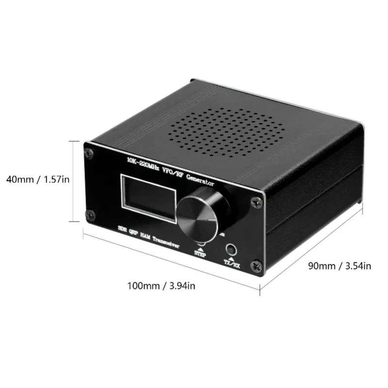 20K-220MHz Superheterodyne Receiver SDR HAM QRP Transceiver RF Generator VFO Radio Debugger Software Defined Radio Transceiver