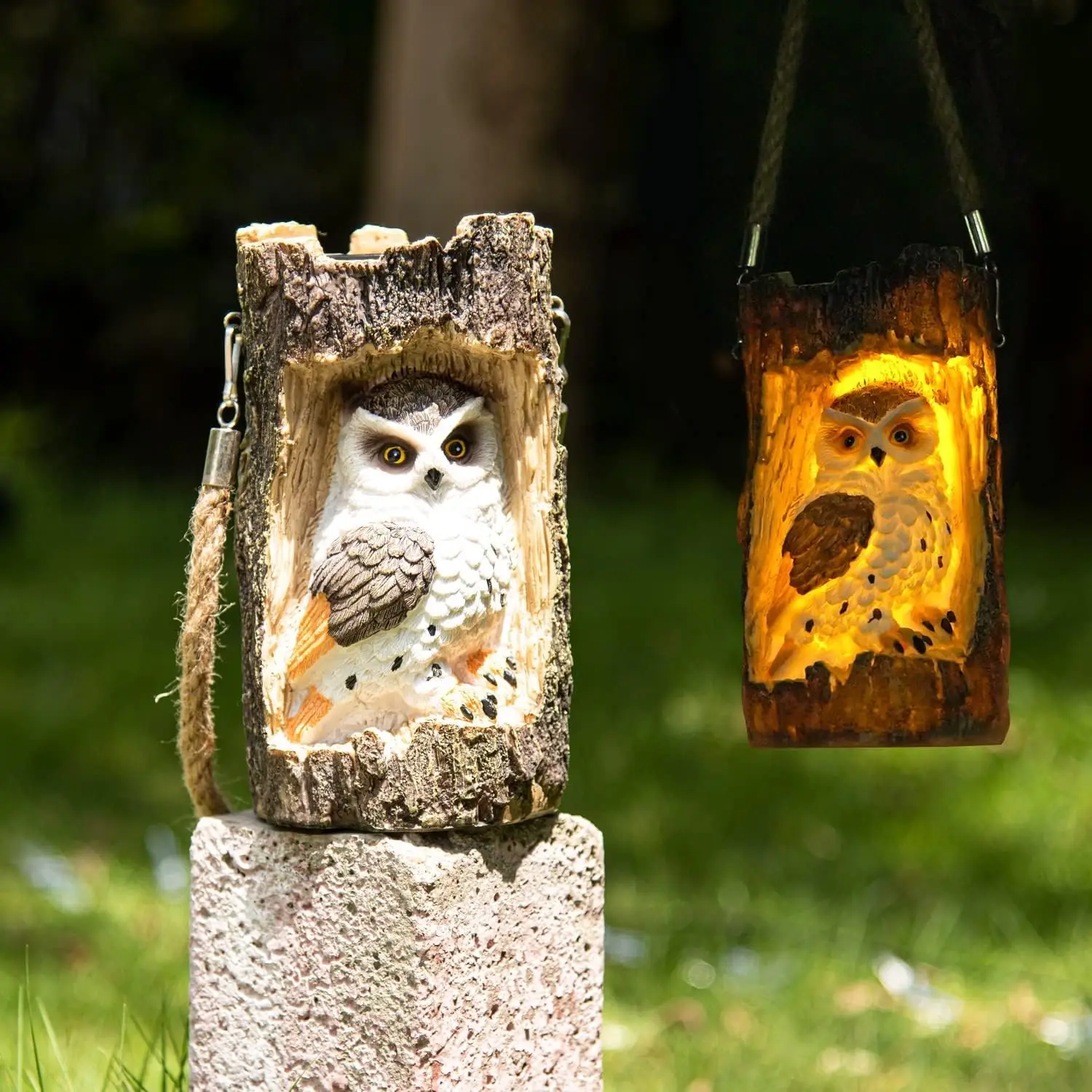 

Solar Lamp Owl Fox Squirrel Tree Animal Solar Garden Lights Solar LED Powered Light Outdoor Garden Tree Light Decoration