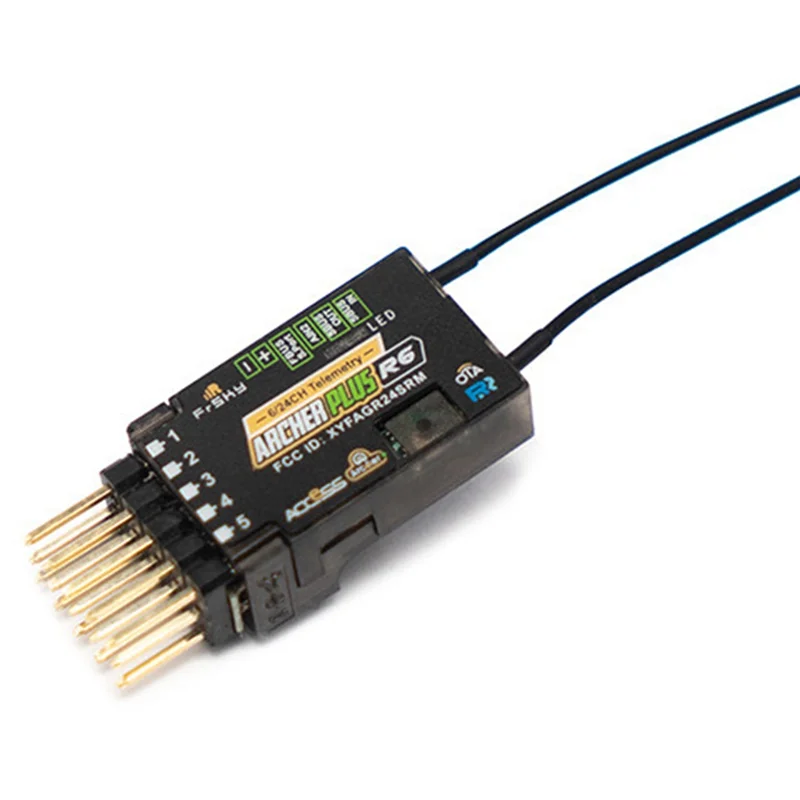 

Frsky ARCHER PLUS R6 Receiver 6 High-Precision PWM Channel Receivers Support OTA