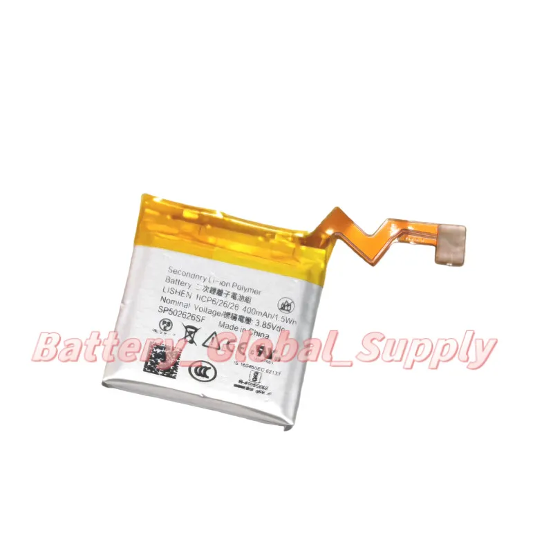 

400mAh replacement battery for SP5026SF C2 watch, good quality, brand new -