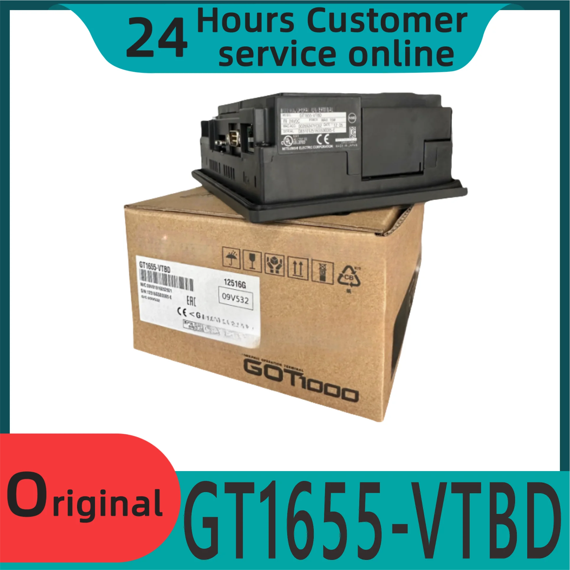 Layar Asli Baru Gt1555-qtbd Gt1655-vtbd Gt1000