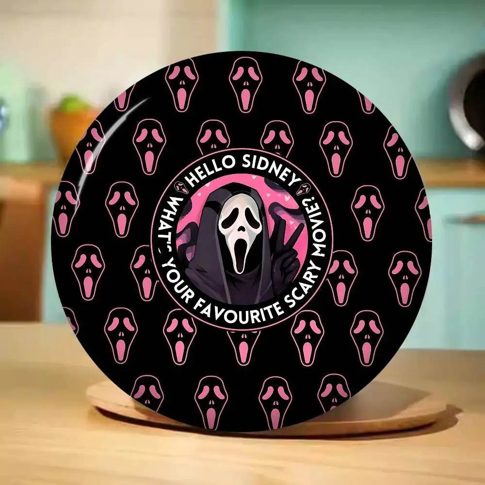 S-SCREAMS Horror New Brooches Soft Button Pin Funny Silly Gnarpy On A Skateboard Meme Badge Gamer Collection Gifts
