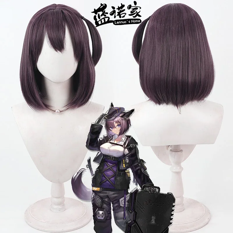 

Аниме Arknights Shun Lei Cos, парик для косплея, реквизит для Хэллоуина, синтетические волосы, термостойкое волокно + шапочка для парика