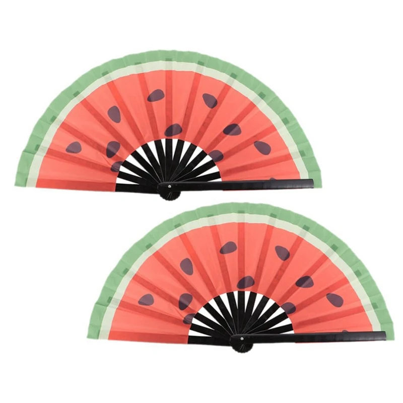 

Folding Fan, Watermelon Folding Fan Watermelon Hand Fan Fan China Japan Handheld Fan Festival Fan Supplies