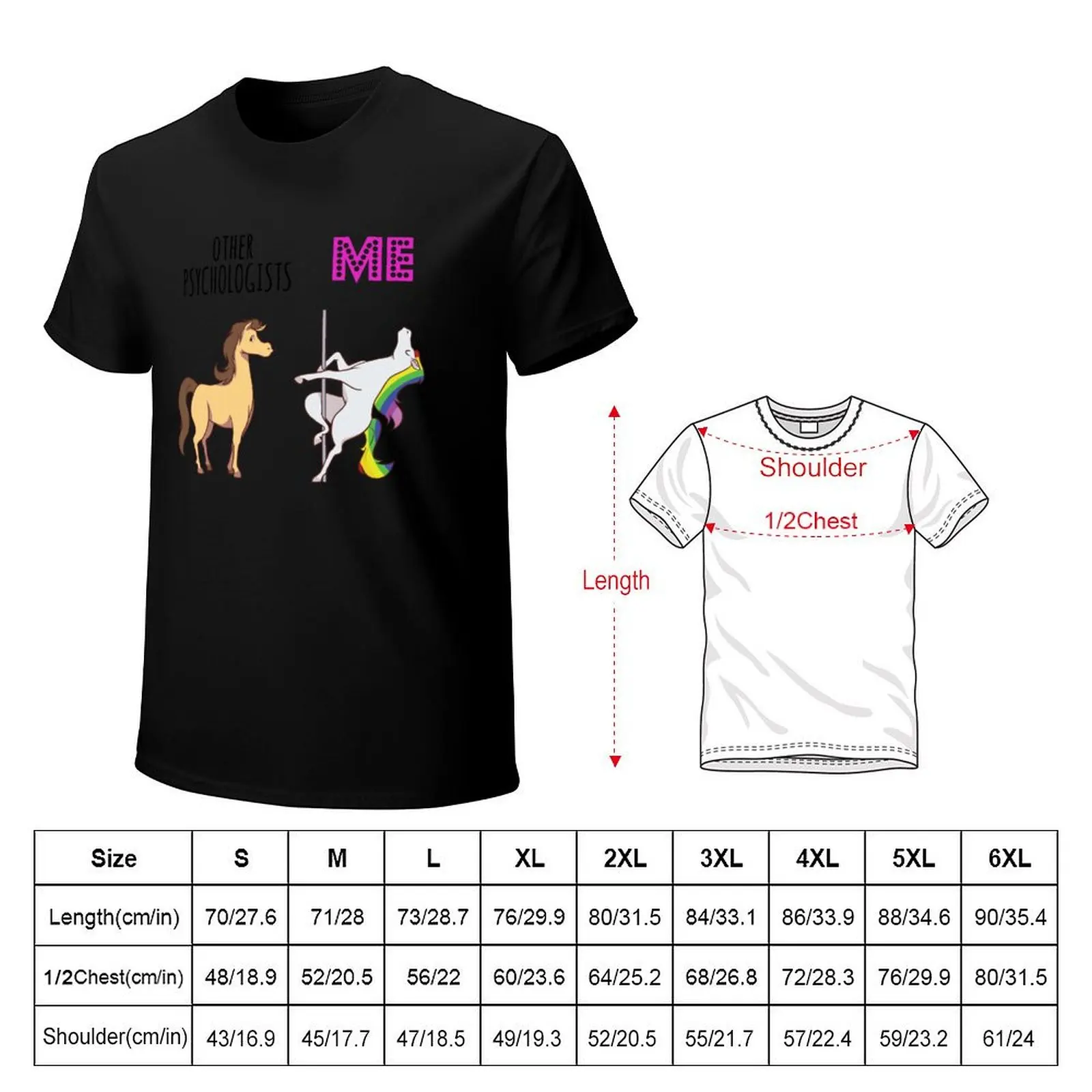 other psychologist Unicorn T-Shirt Festival Party Tee Top