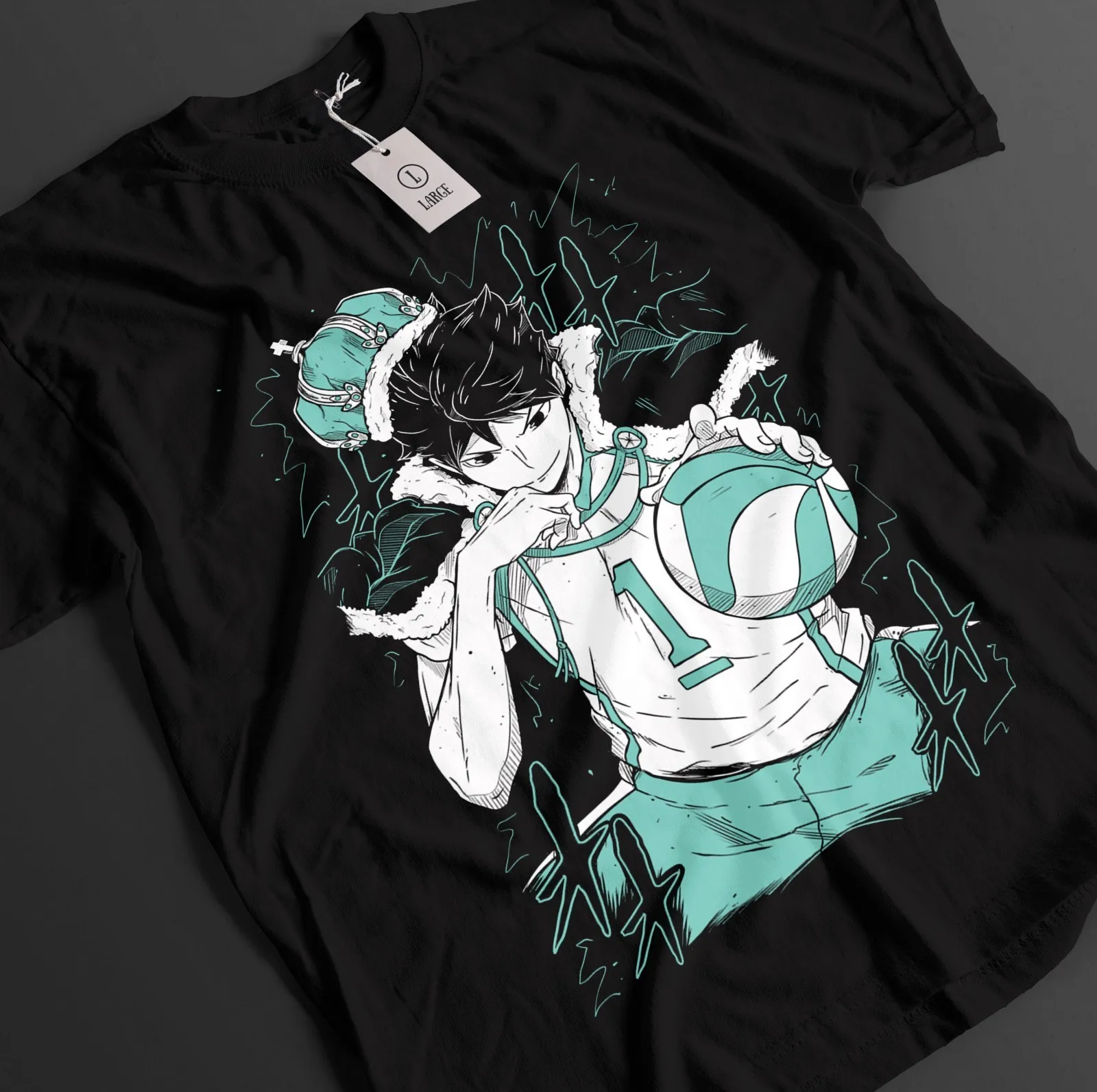 Haikyuu Shirt Shoyo Hinata Tshirt Kageyama T-Shirt Tsukki Kuroo Sport Anime Tee