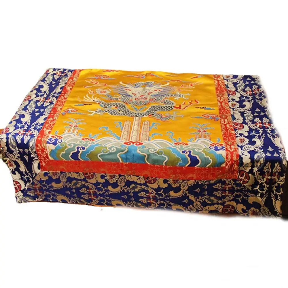 

Тибетская ткань ручной работы 120 см, украшение для зала Будды, скатерть Будды