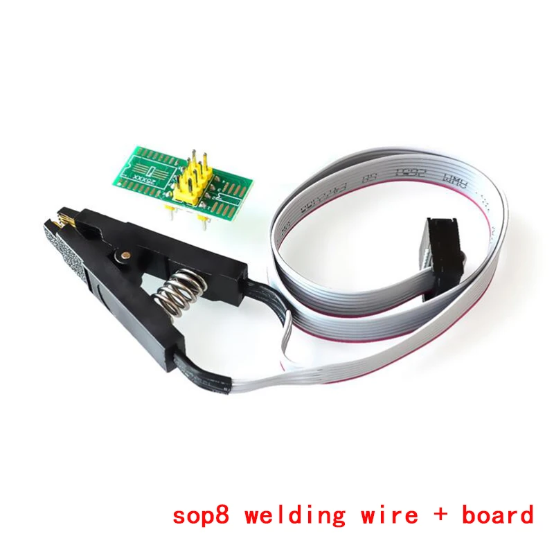 Programmer Test clip SOP8 Eight-pin BIOS clip Wide and narrow body 8-pin universal clip Adapter clip IC Socket Burning chip clip