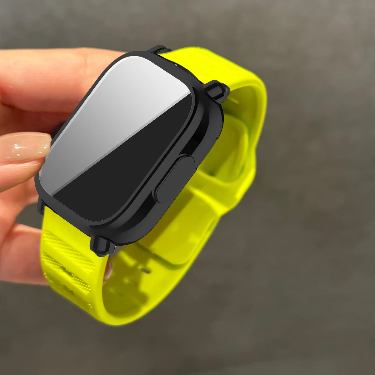 Protector Case+Soft Silicone Strap For Xiaomi Redmi Watch 5 active/5 Lite Full Cover Screen TPU Shell and Breathable  Sport Band
