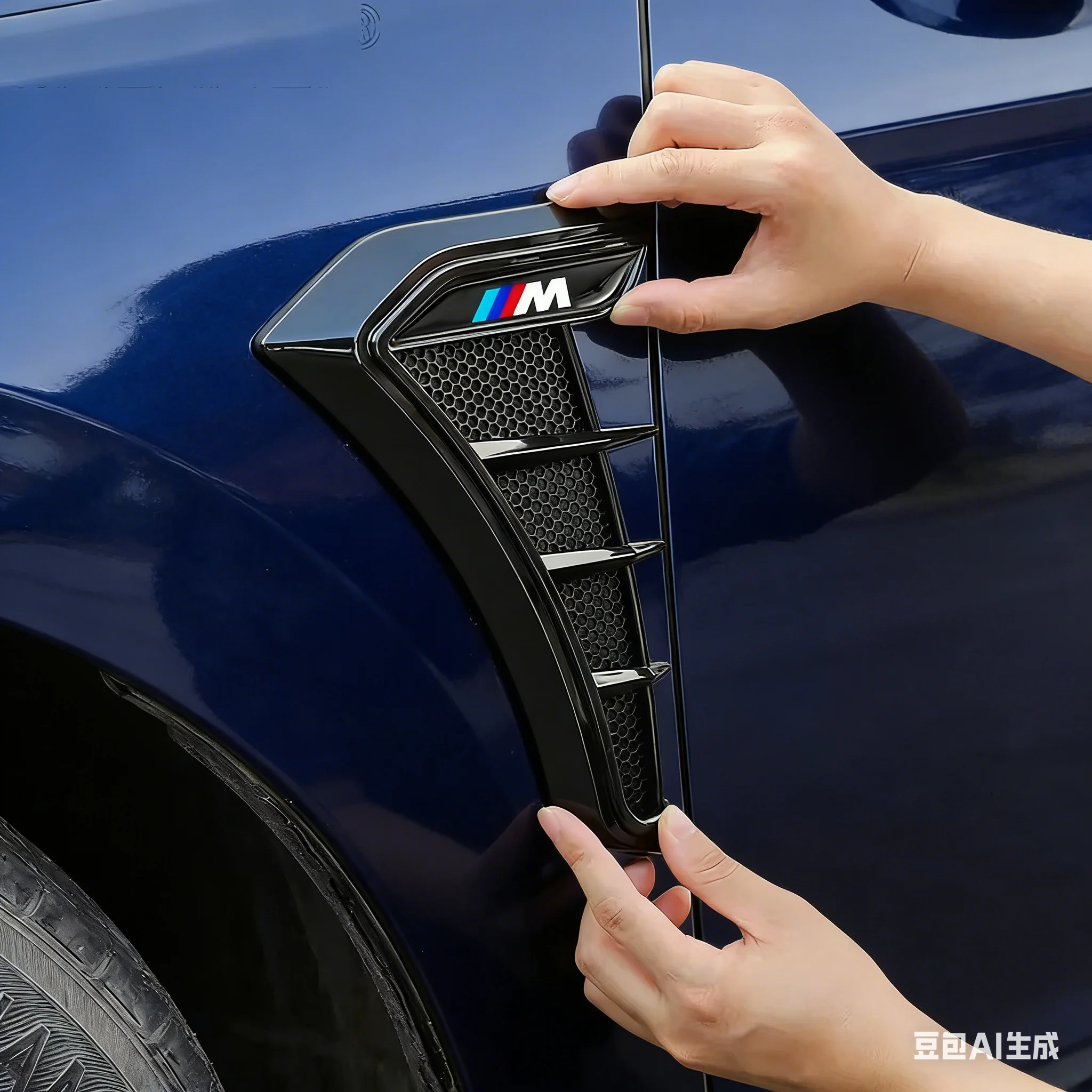 Emblema para BMW M Performance X1 X3 X4 X5 E87 F20 E36 E46 E90 E39 F10 X6 F16, Adhesivo Lateral para Guardabarros, Modificación para el Flanco del Vehículo