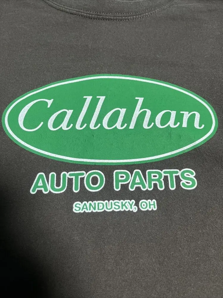 Vintage Y2K Callahan auto parts Sandusky Ohio size large T-shirt