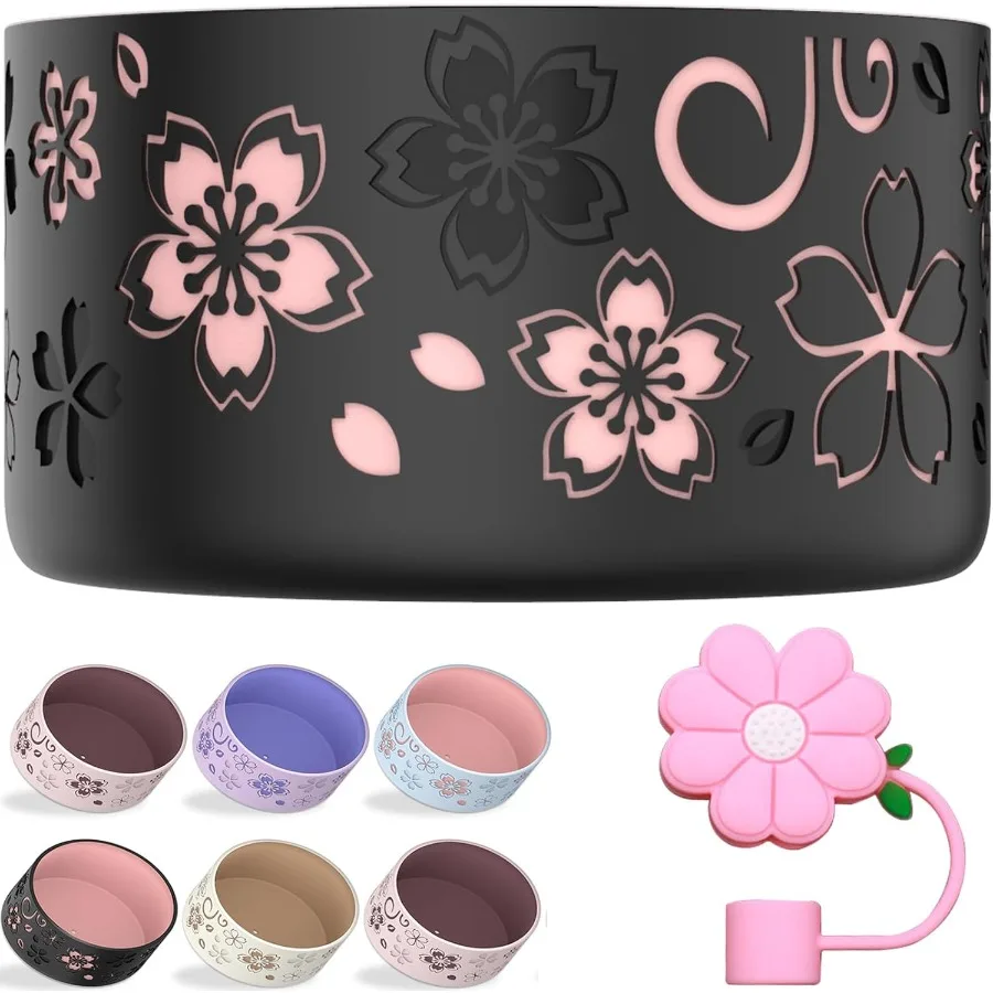 

Сапоги с цветочным принтом для Quencher Tumbler H2.0 30 унций 40 унций IceFlow 20 унций 30 унций 24 унций 1224 унций Нижняя часть 2,832,95 дюйма Защитный силикон S