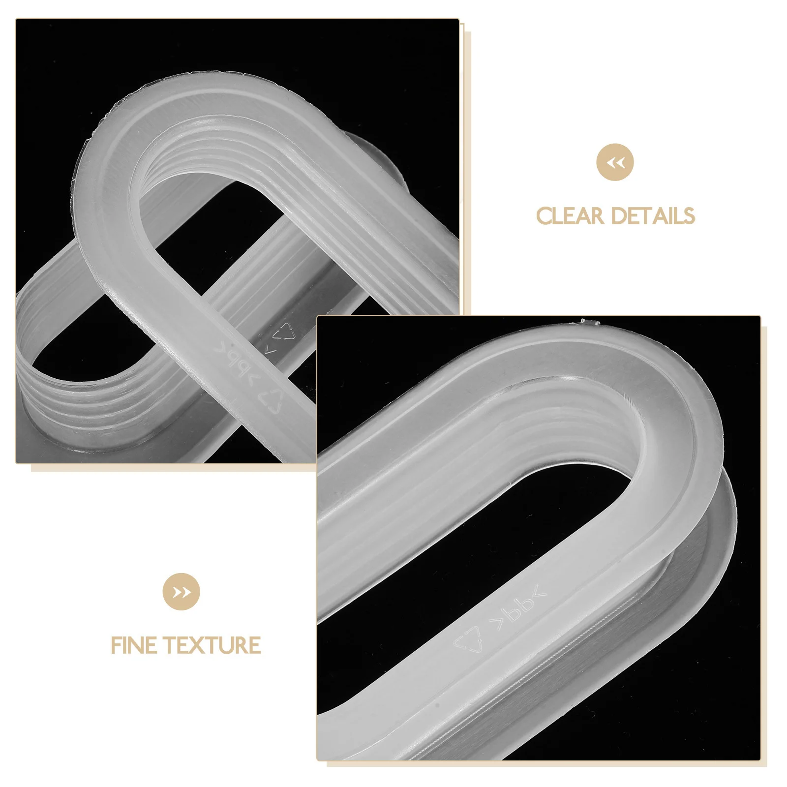 Maniglie per scatole di cartone ondulato da 10 pezzi Maniglie per il trasporto in plastica Impugnatura di ricambio per scatole di cartone in movimento che trasportano il sollevamento