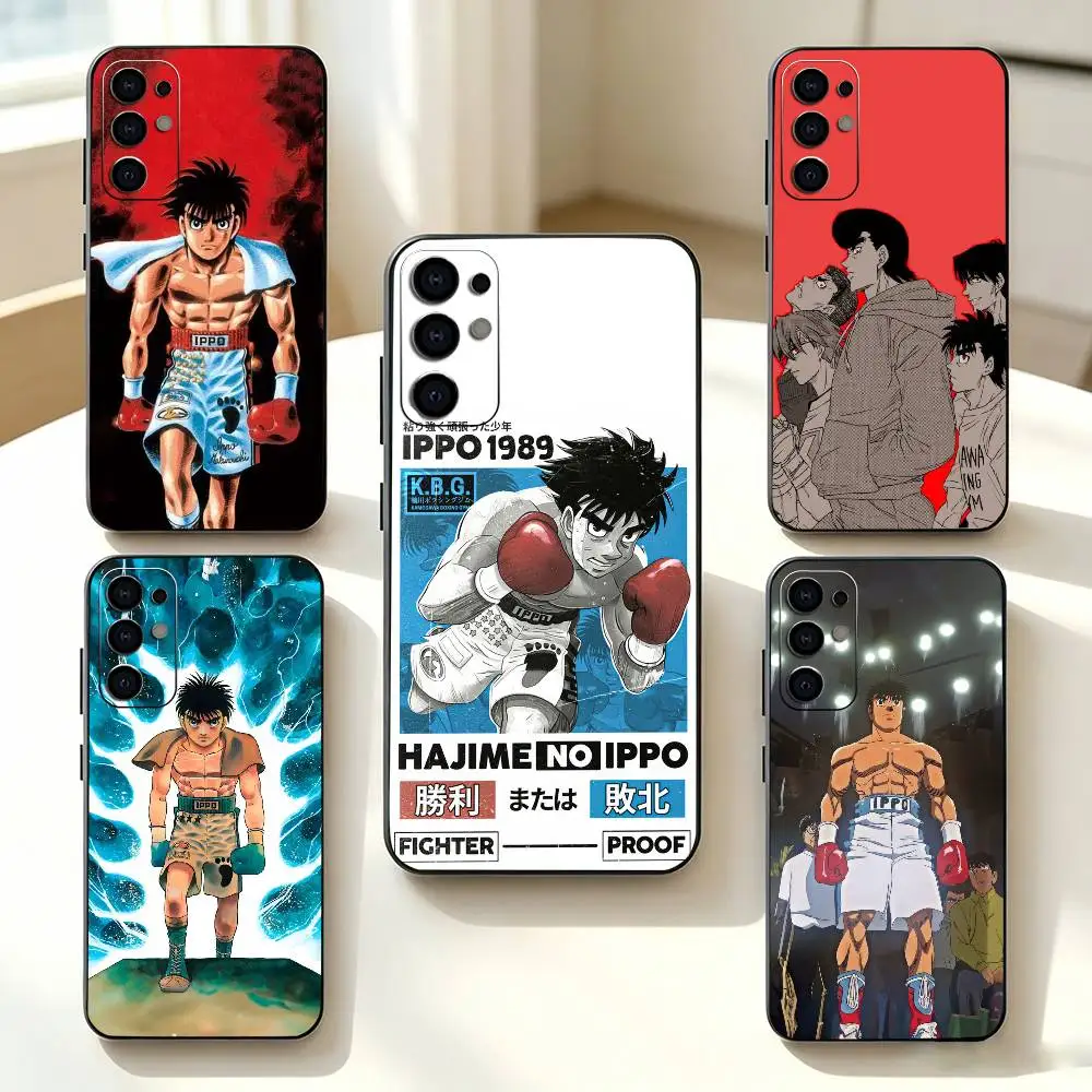 

Hajime no Ippo M-Makunouchi Phone Case For Samsung S25,S24,S21,S22,S23,S30,Ultra,S20,Plus,Fe,Lite,Note,10,Black Cover