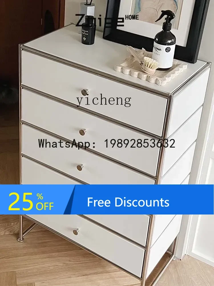 

Stainless Steel Module Combination Hallway Storage Cabinet Bedroom Tail Cabinet