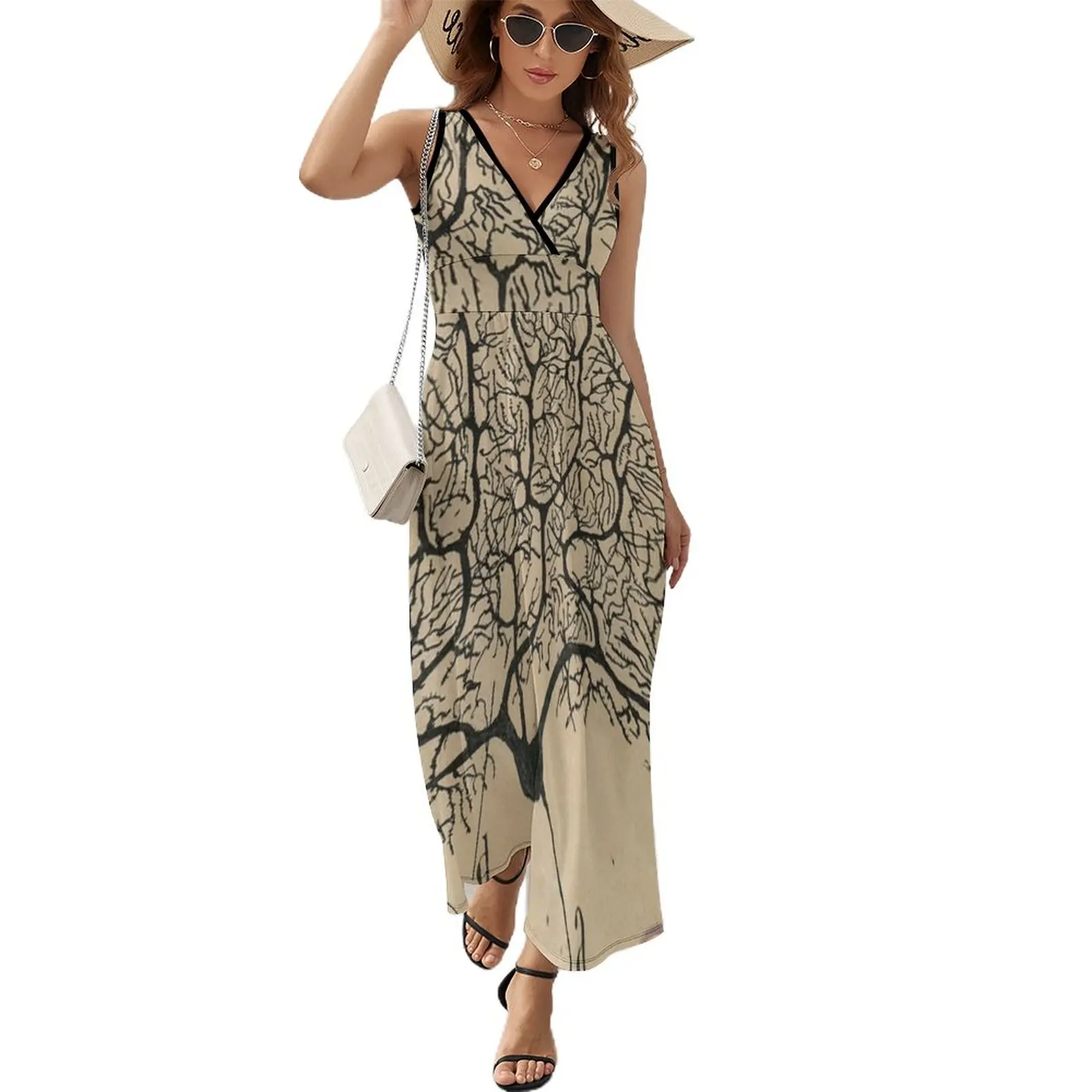 

Cajal's neurons sketch Sleeveless Dress Dress women Women's summer dress women's elegant loose dresses dresses summer woman 2024