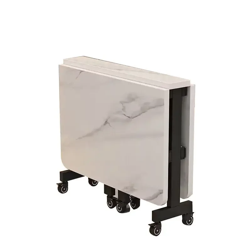 Cream wind foldable household dining table