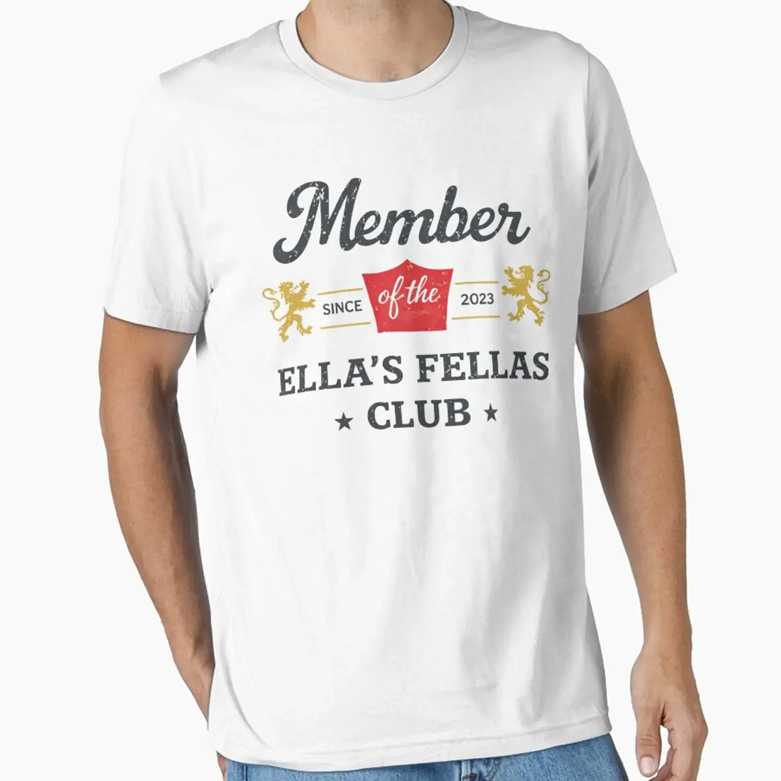 Member Of Ella's Fellas Club Since 2023 Vintage Gameday Casual Cotton T Shirt vintage Washed Unisex designer clothes streetwear