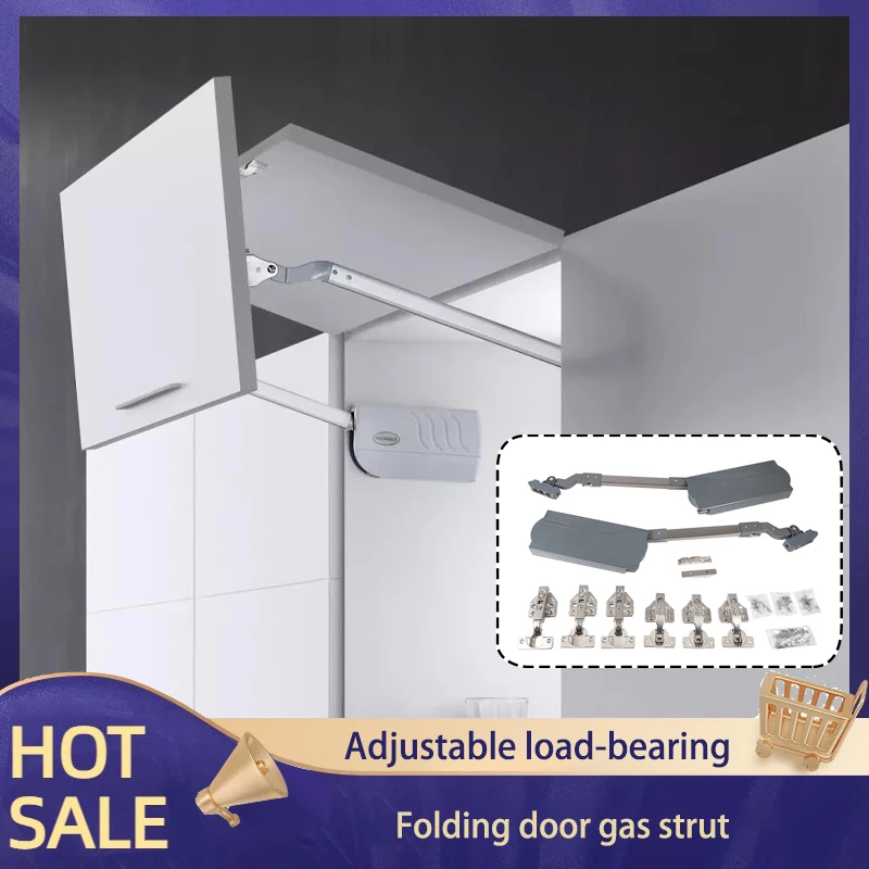 Folding Cabinet Doors Can Be Opened And Closed At Will With Hydraulic Buffer Support Furniture Cabinet Gas Support Hardware