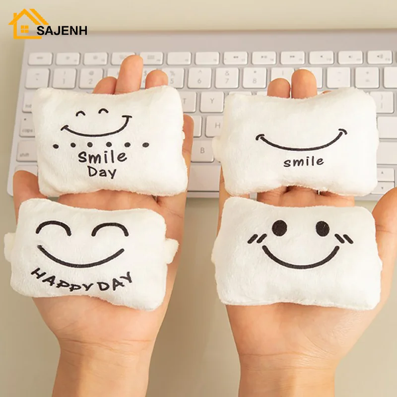 Cute Expression Wrist Rest Mini Pillow Support Comfortable Reduce Fatigue Anti-wear Wrist Protector Mouse Pad Office Supplies