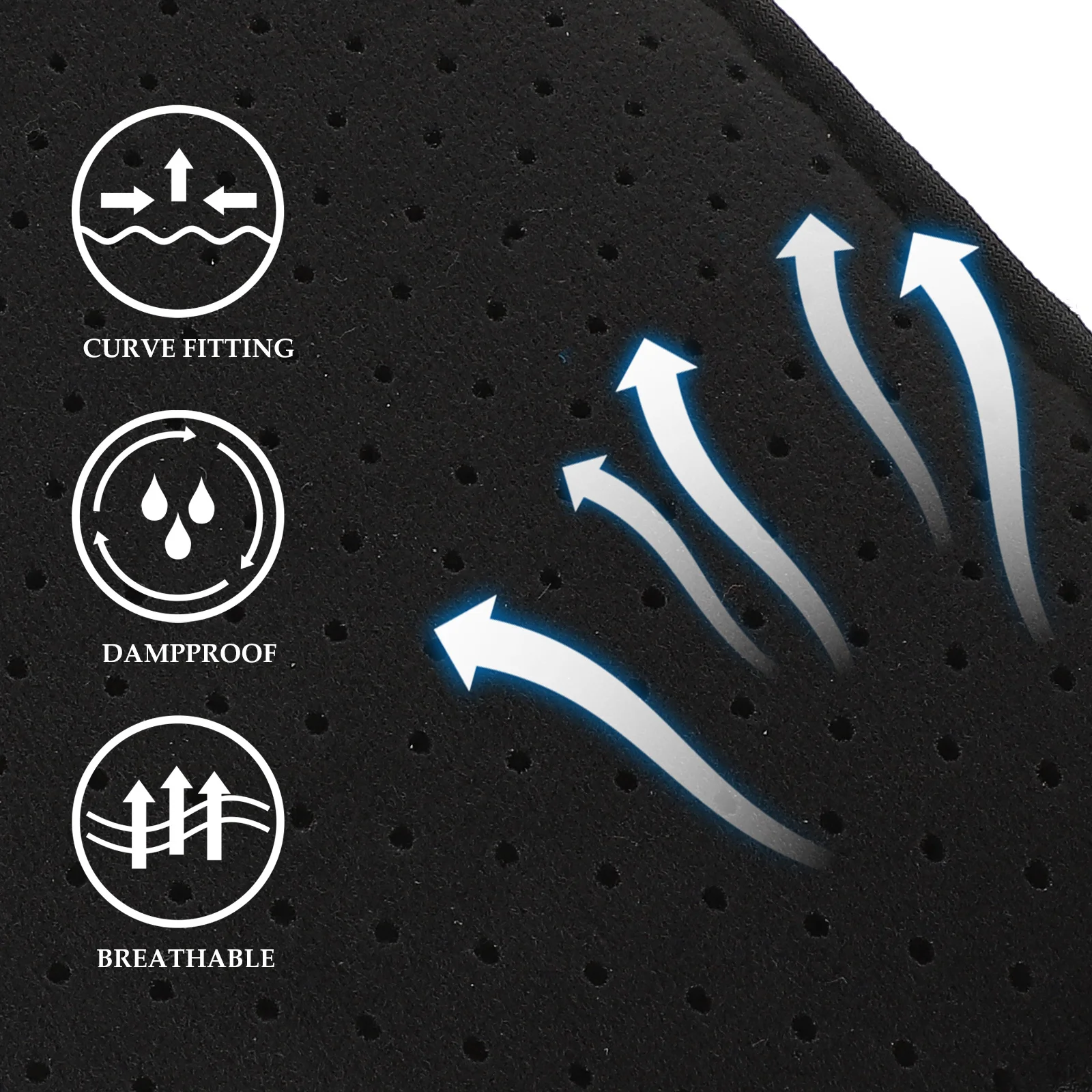 

Inflatable Waist Pad Wear-Resistant Professional Lumbar Support Ergonomic Multi-Function Portable Breathable Sports Cushion