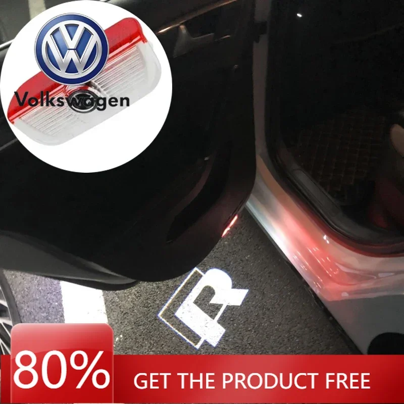

Для VW Volkswagen Jetta MK5 Golf дверь автомобиля приветственные огни для VOLKSWAGEN VW R LINE Rline Golf Tiguan Touran Touareg EOS Jetta Pas