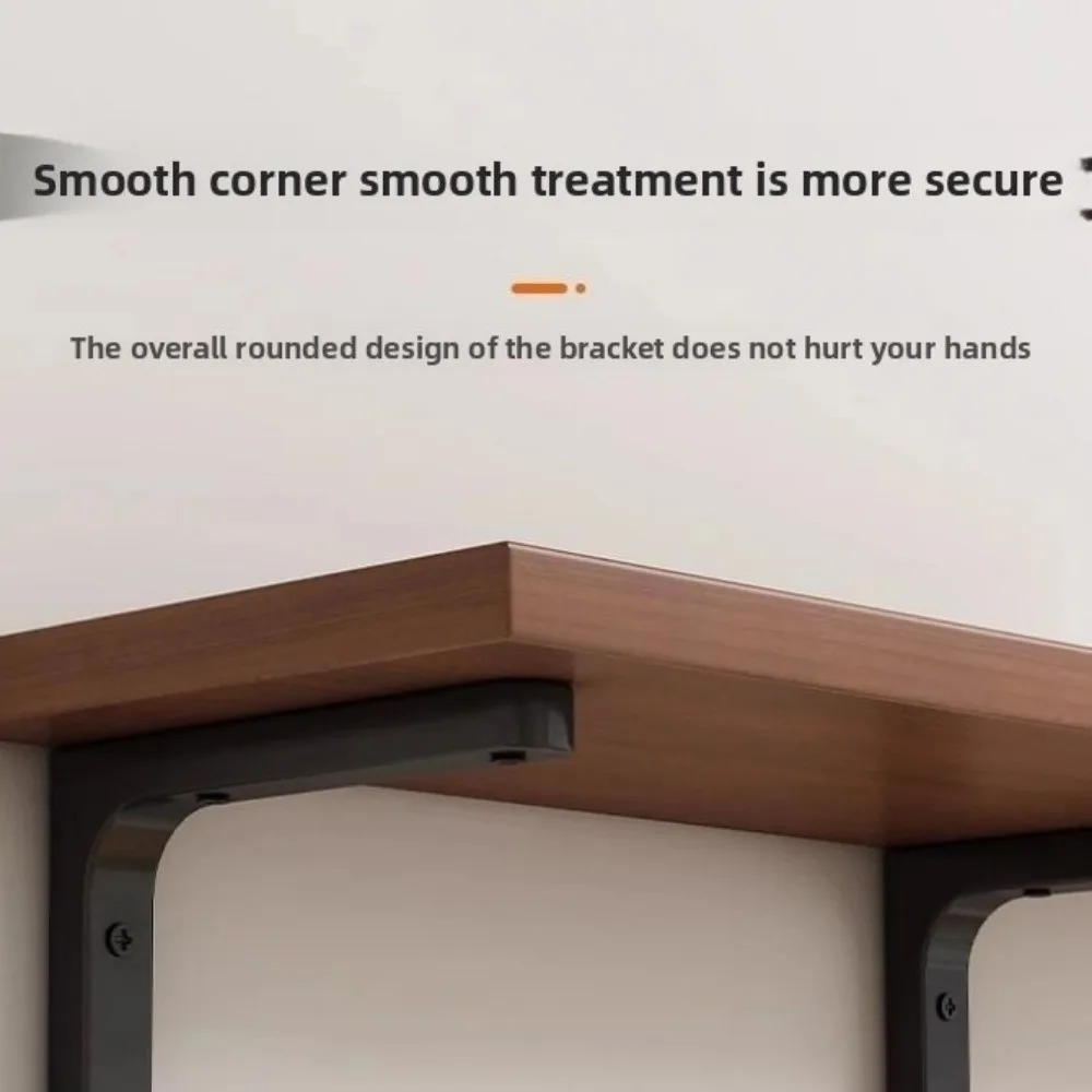 

Wall-Mounted Shelf Storage Space-Saving Extra-thick Wood Wood Board Bracket Hanging Easy To Install Storage Rack