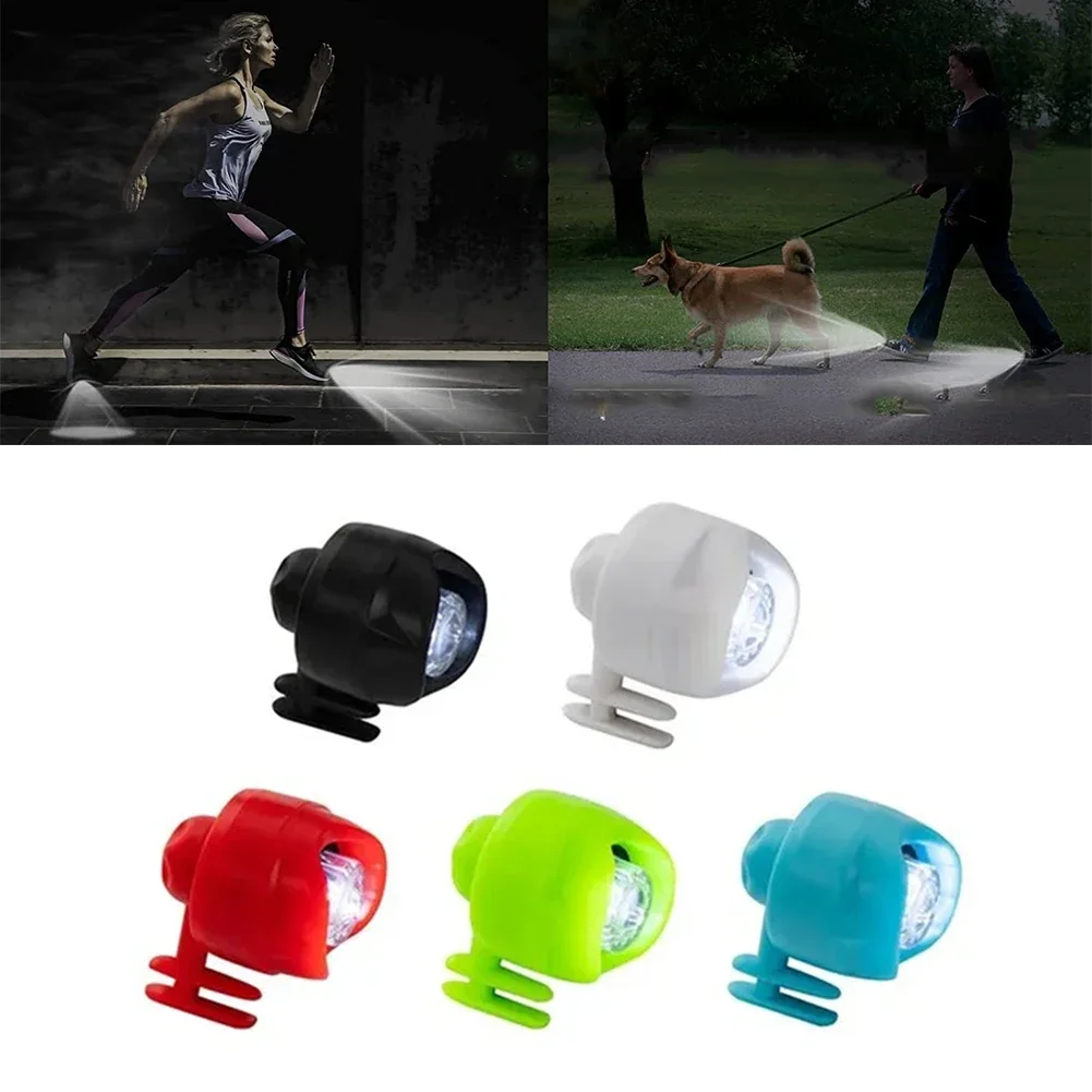 Night Light Headlights For Croc 3 Kinds of Lights Footlight Hiking Camping Warning Footlight Outdoor Sports Lighting Accessories