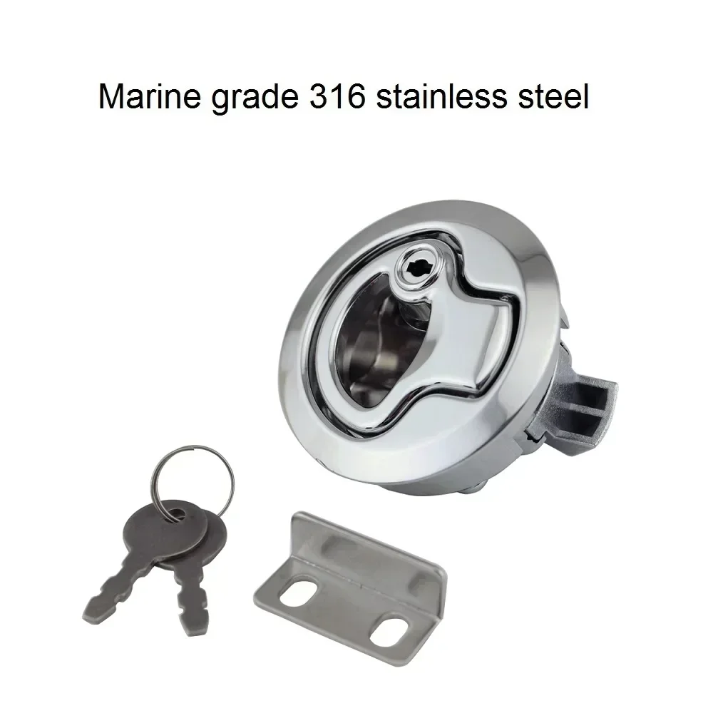

"2" Zinc Alloy Marine Slam Latch | Boat Locker/Cabinet Door Latches w/Key