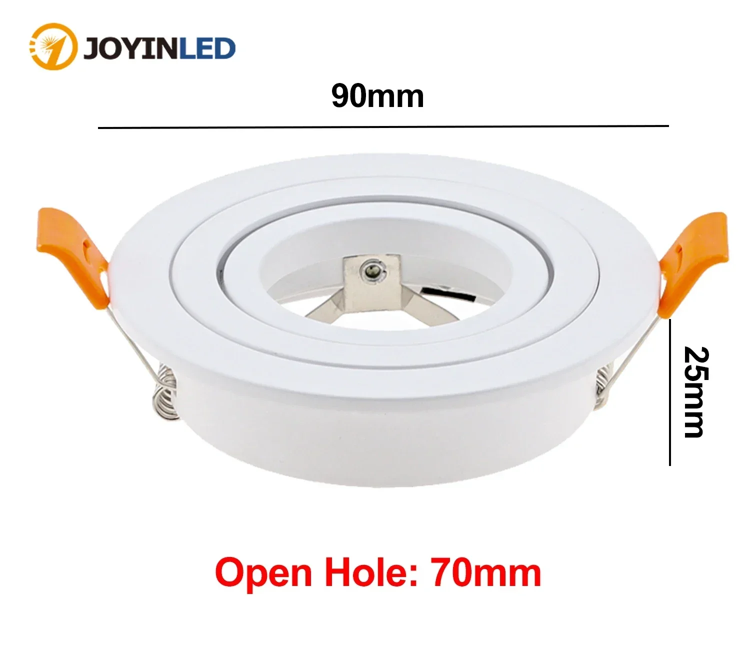 

GU10 MR16 Aluminum Adjustable Led Stand Led Spot Light Frame Lamp Holder GU10 Downlight Refletor Cut Hole-70mm Spotlight