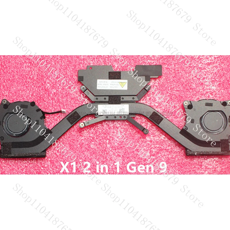 

New for Thinkpad X1 2 in 1 Gen 9 CPU Heatsink Cooling Fan 5H41M43388 5H41M43389