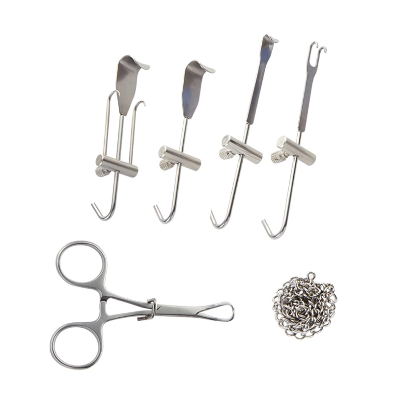 GREATLH Stainless Steel Plastic Pull Hooks Shaping Hook Retractors Plastic Orthopedic Instrument Four Types