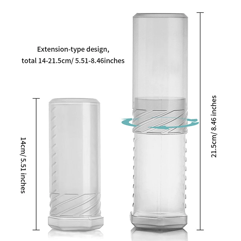 Lightweight Shaving Brush Travel Case - Durable Shave Brush Holder for Festival Boyfriend - Compact Shaving Brush Tube
