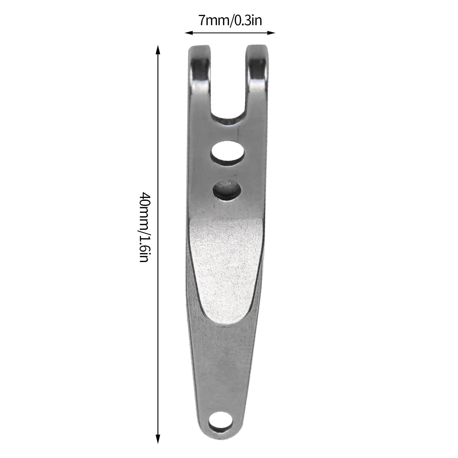 

2 шт., уличный зажим для ремня, подвесной карманный зажим из нержавеющей стали, держатель для ключей с брелоком, мини-зажим для подвески, брелок, карманный зажим