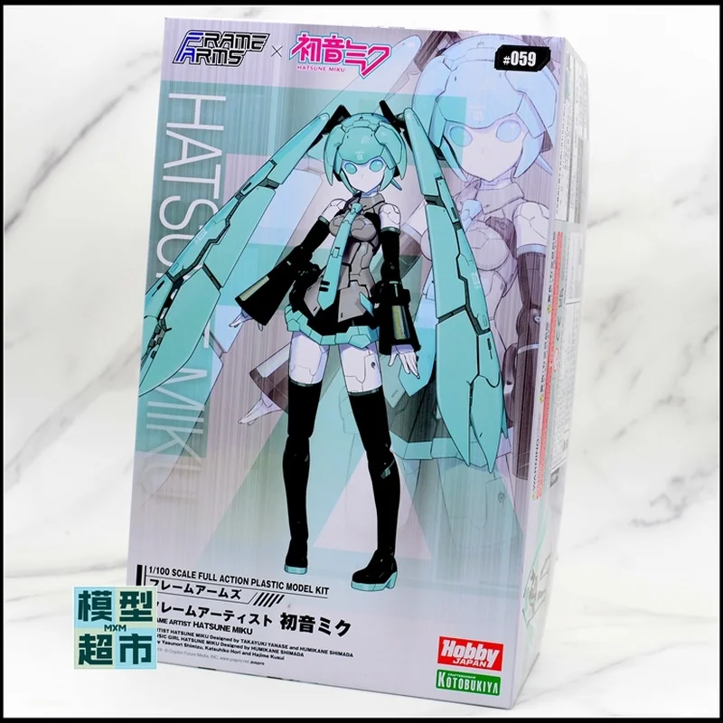 In Stock KOTOBUKIYA Frame Arms Hatsune Miku Takayuki Yanase Action Toy Figures Assembly Model Anime Peripherals Christmas Gifts