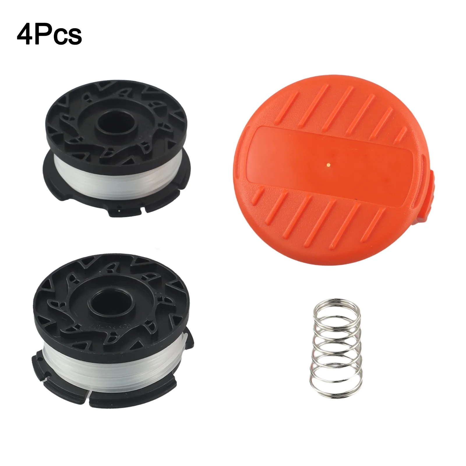 블랙 데커 스풀 라인 + 커버 STC1820PC /ST5530 /STC1815/ STC1820D 도구 부품용 자동 공급 시스템 교체