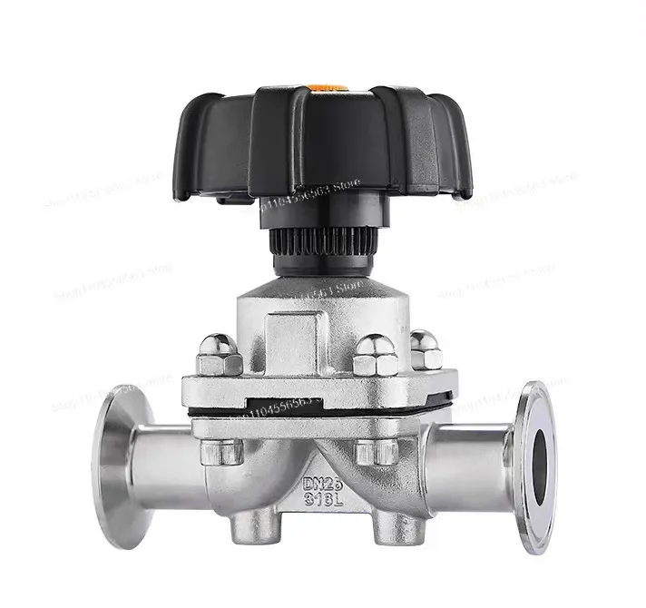 Sanitary 316L Tri-Clamp Diaphragm Valve 50.5mm OD, Quick Install for Food & Beverage Processing