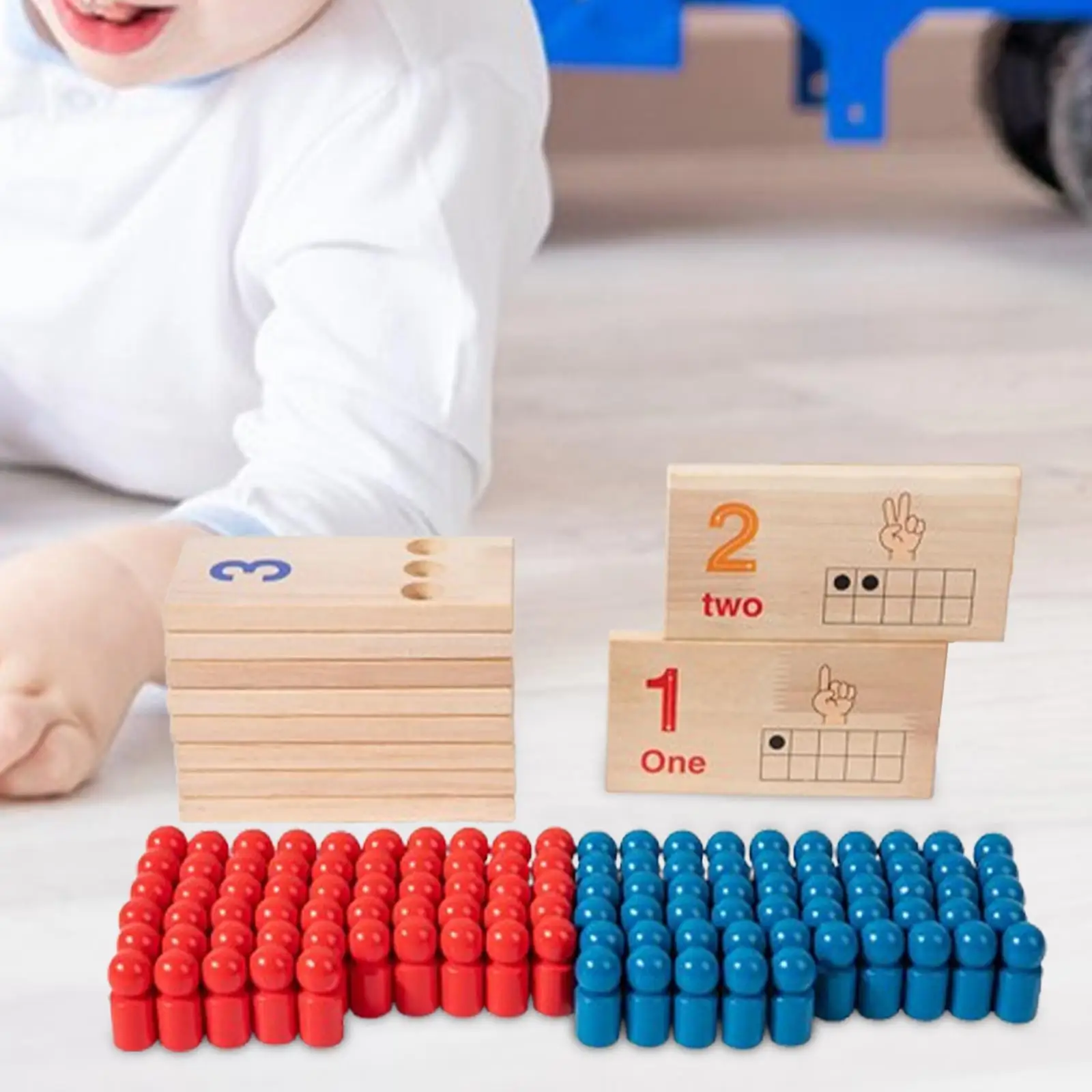 นับ Peg Board Montessori คณิตศาสตร์และตัวเลขสําหรับเด็กการประสานมือด้วยตาคณิตศาสตร์ Manipulatives สําหรับเด็ก 3 4 5 ปี